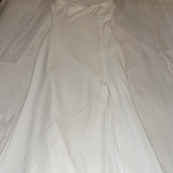 Lulus Eternally Beloved off the shoulder wedding gown XS - Picture 10 of 14